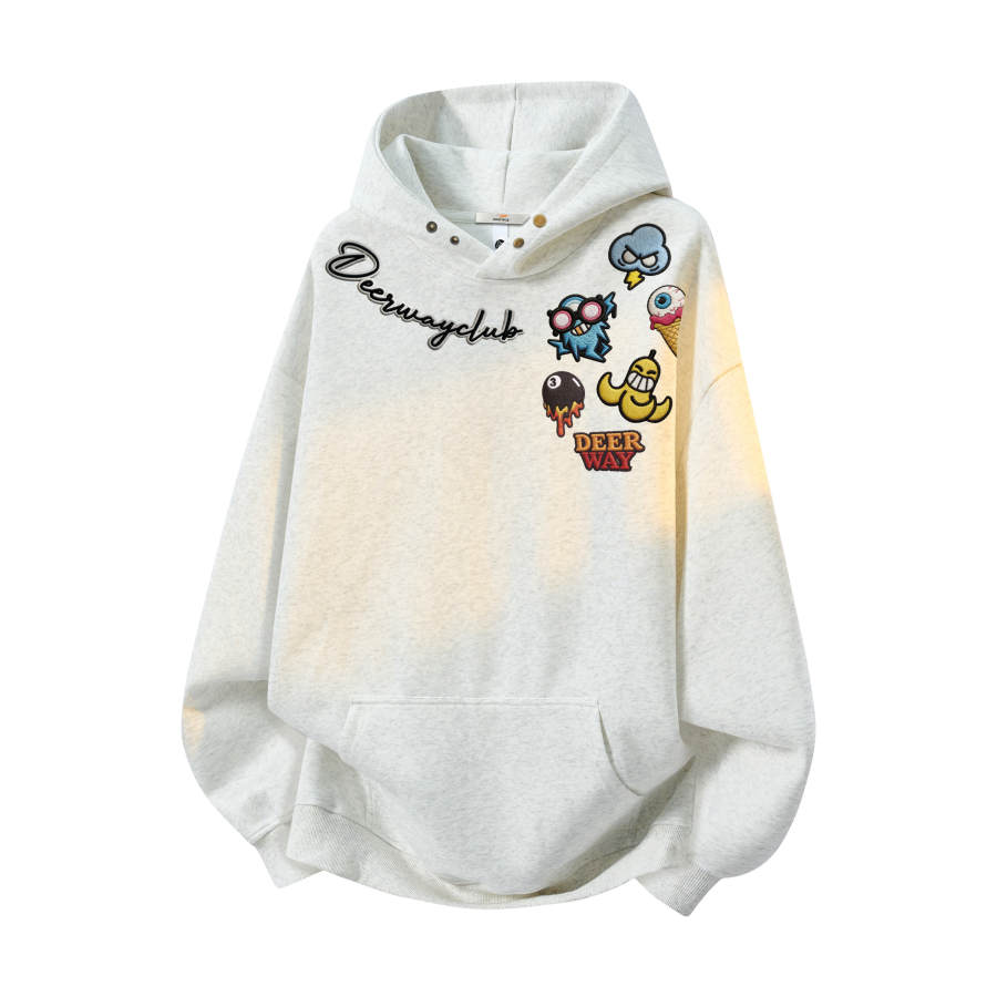 DEERWAY Sweatshirts Unisex Hooded Moderate Heavyweight