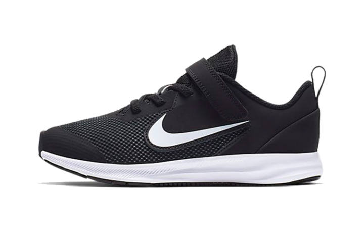 Nike Nike Downshifter 9 Low top Kids' Running Shoes Black White Children Aged 3 7 Years Old