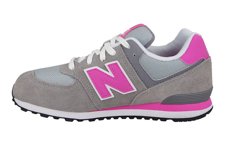 New Balance New Balance NB 574 Mid top Kids' Running Shoes Gray Purple Teenagers