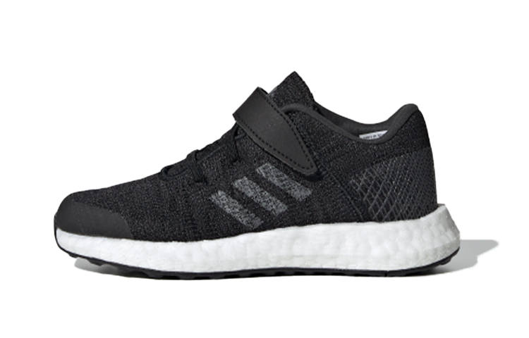 Adidas Adidas Pureboost Go El C Low top Kids' Running Shoes Black Gray Children Aged 3 7 Years Old