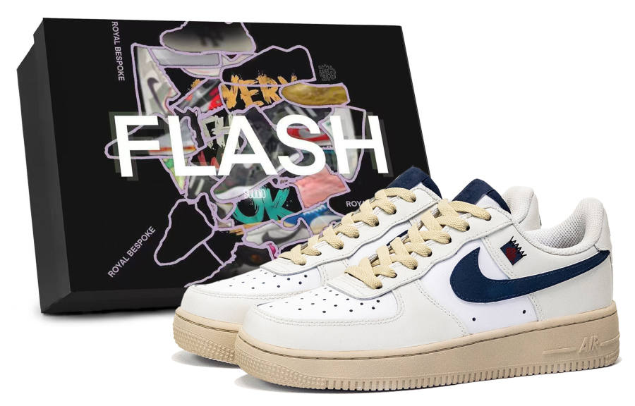 Nike Nike Air Force 1 Cloud Sand Woman Slip Resistant Abrasion Resistant Cushioning Low top Kids' Skateboarding Shoes