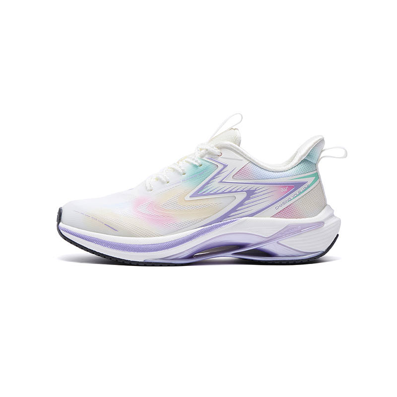 361°KIDS Running Shoes Feather White/Glossy Purple