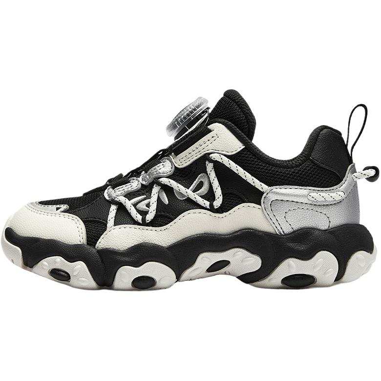 FILA KIDS Fluid Cat Paw 6 Lightweight Cushioning Low top Kids' Running Shoes Black Children Aged 3 7 Years Old
