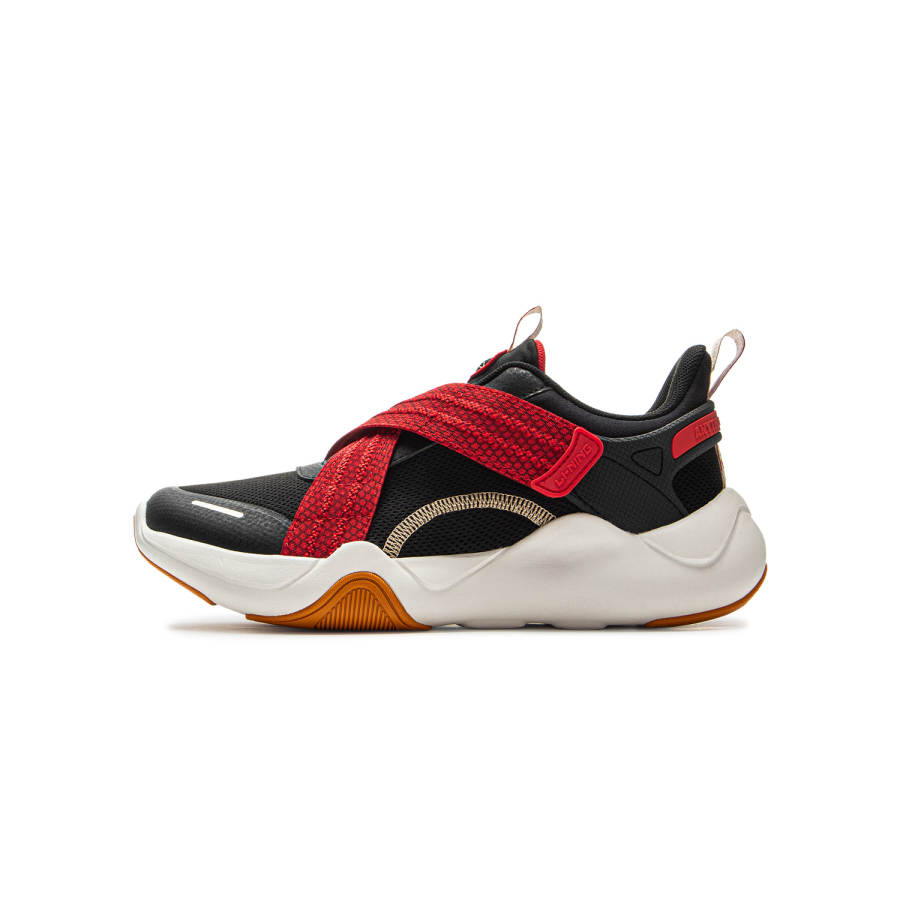 Li-Ning YOUNG Li Ning YOUNG Low top Casual Shoes Black Red Kids'