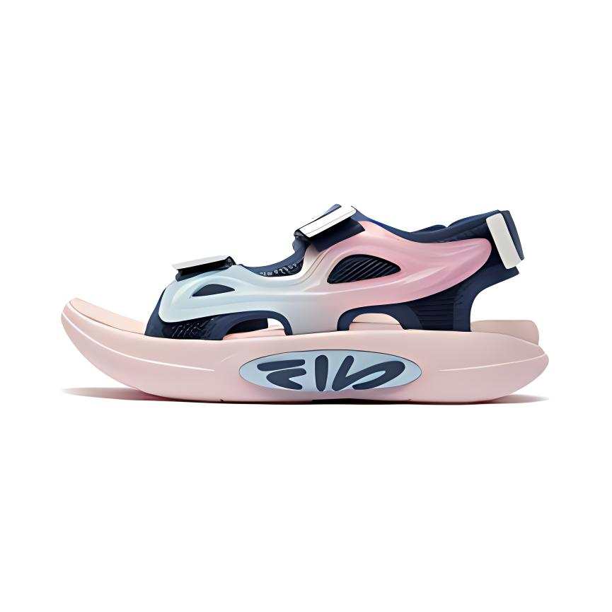 FILA KIDS Slip Resistant Abrasion Resistant Children's Sandals Blue Pink Children Aged 3 7 Years Old