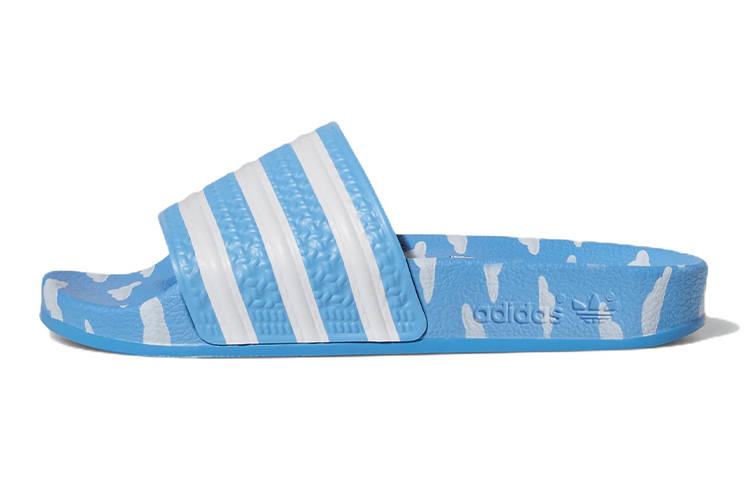 Adidas Originals Teenagers Outdoor Slippers White Blue