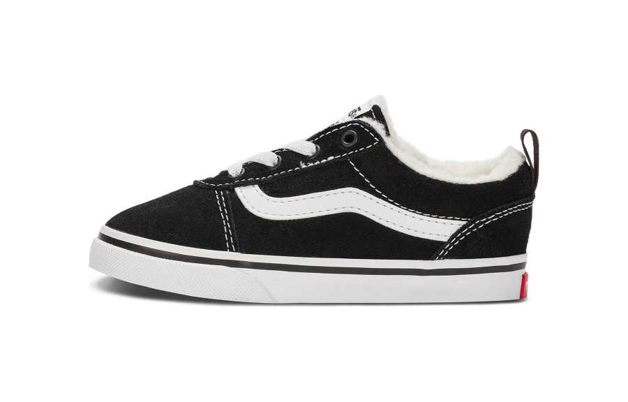 Vans Ward Slip on Low top Toddler Shoes Black Infant And Toddler