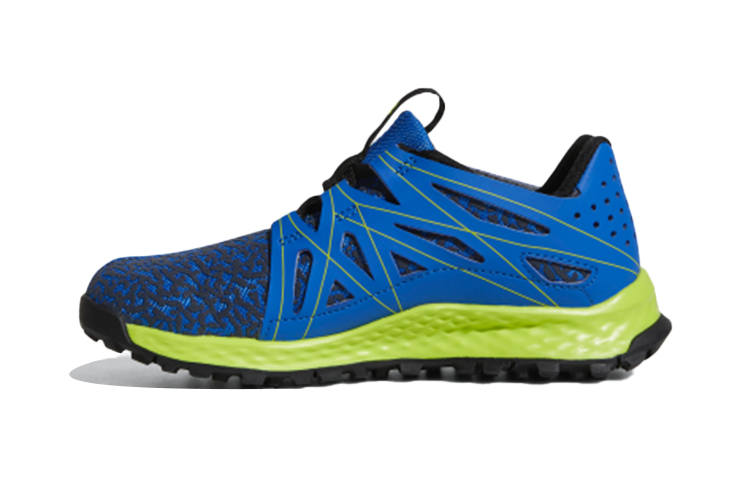 Adidas Adidas Slip Resistant And Breathable Slip Resistant And Breathable Low top Kids' Running Shoes Blue Yellow