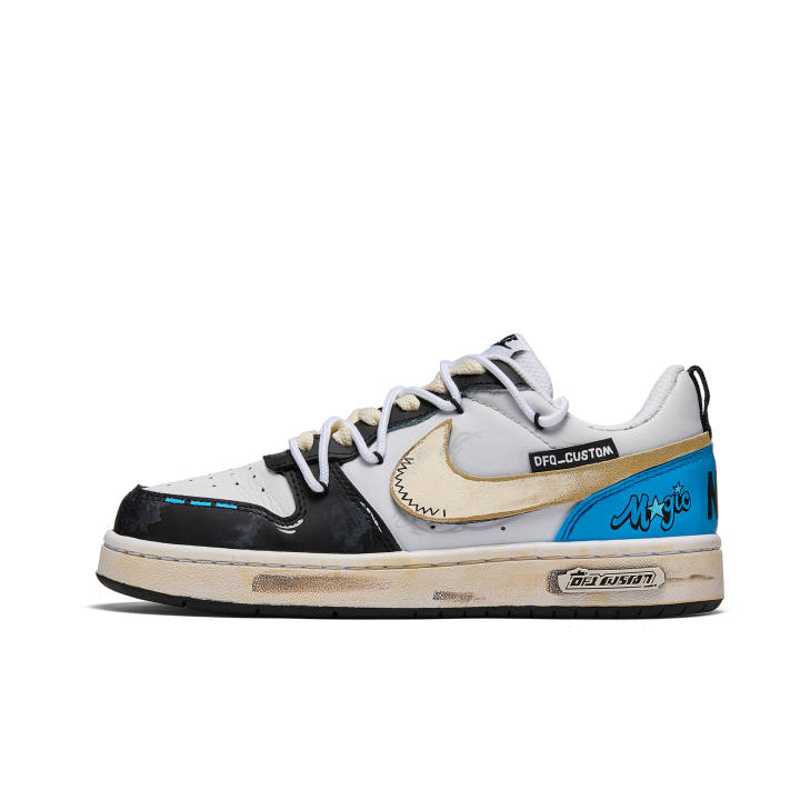 Nike Nike Court Borough Magician Leather Cushioning Waterproof Slip Resistant Abrasion Resistant