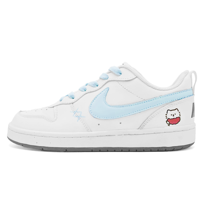 Nike Nike Court Borough Glutinous Stardust Synthetic Leather Slip Resistant Abrasion Resistant Low top