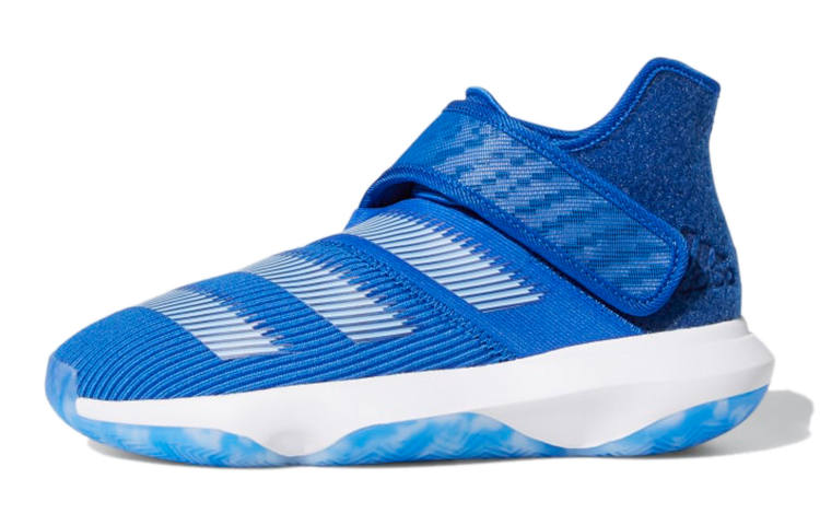Adidas Adidas Harden B/E 3 Comfortable Abrasion Resistant Mid top Children's Basketball Shoes Blue Kids'