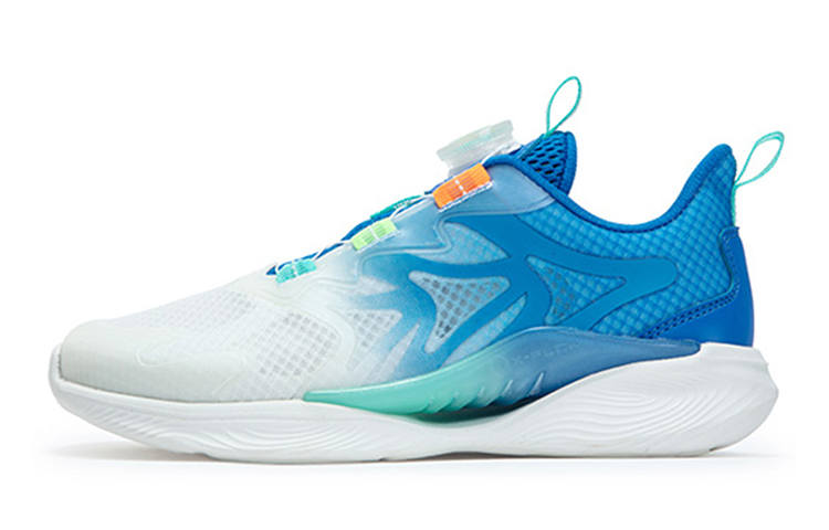 XTEP Qing Feng 2.0 Breathable Low top Running Shoes Blue White Teenagers