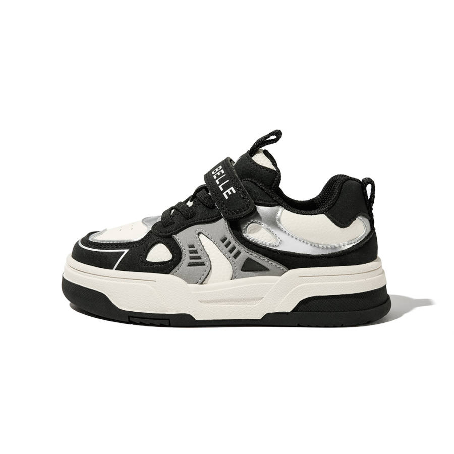 BELLE Kids' Skateboarding Shoes Mysterious Black/Vanilla Beige Kids'