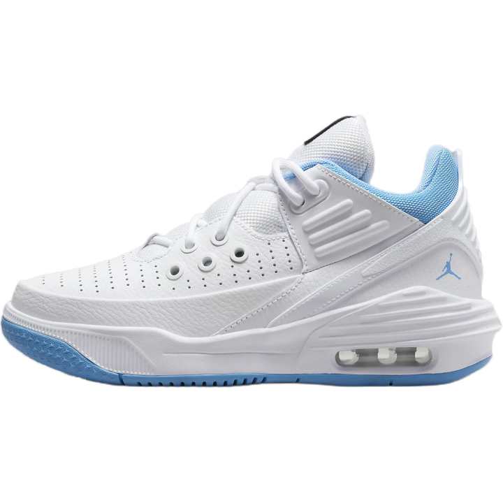 Jordan Jordan Max Aura 5 Low top Basketball Shoes White Blue Unisex