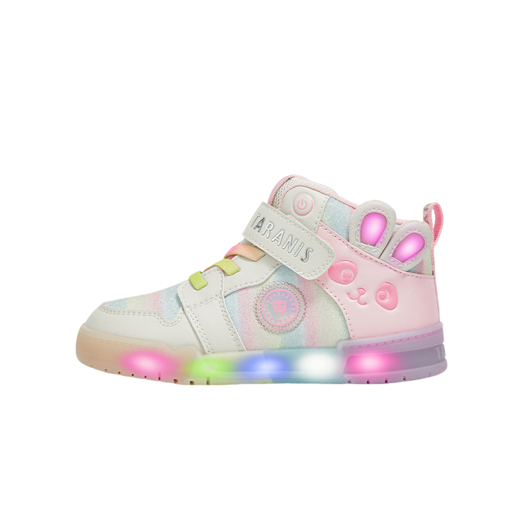 TARANIS Kids' Skateboarding Shoes White/Multicolor Color Children Aged 3 7 Years Old