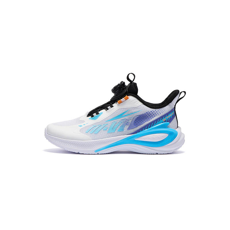361°KIDS Wing 1.0 Cushioning, Wear Resistant Kids' Running Shoes White Blue Purple Kids'