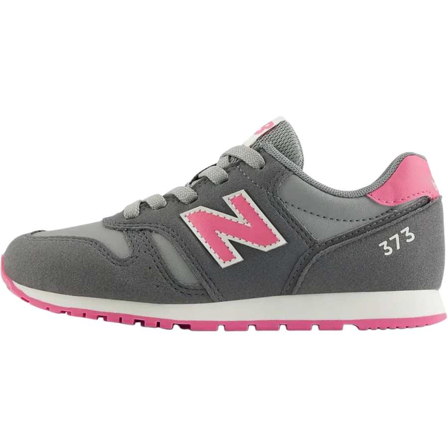 New Balance New Balance NB 373 Synthetic Leather Abrasion Resistant Abrasion Resistant Kids Lifestyle Shoes Gray Unisex