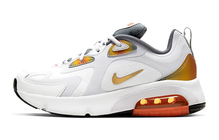 Nike Nike Air Max 200 SE 'White Orange Gray' GS