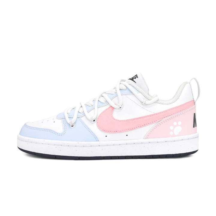 Nike Nike Court Borough Peach Kitten Two Tone Slip Resistant Abrasion Resistant Slip Resistant Abrasion Resistant Low top