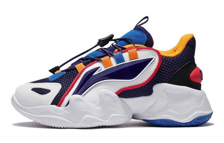Li-Ning YOUNG Li Ning YOUNG Kompanio Sports Low top Casual Shoes White Blue Unisex