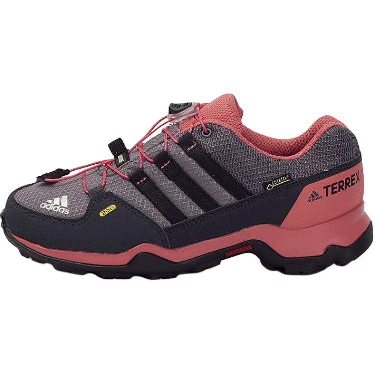 Adidas Adidas Terrex Gt Slip Resistant Abrasion Resistant Low top Kids' Outdoor Shoes Gray Pink Teenagers