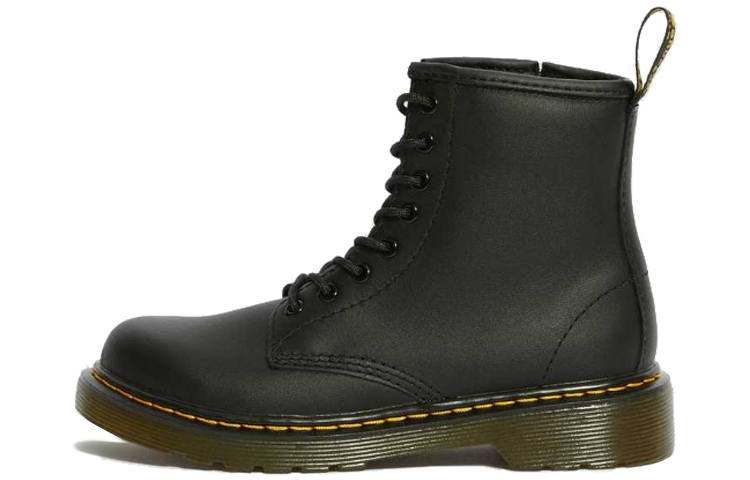 Dr.Martens Dr. Martens Kids Softy T Leather Lace-up Boots