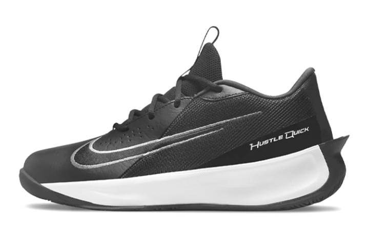 Nike Nike Team Hustle Quick 3 'Black Metallic Silver' GS