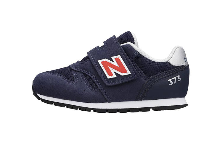 New Balance New Balance NB 373 Comfortable Cushioning Abrasion Resistant Breathable Low top Toddler Shoes Blue Red