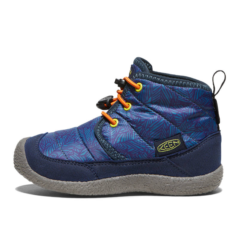 Keen Slip Resistant Abrasion Resistant Mid top Kids' Outdoor Shoes Dark Blue Children Aged 3 7 Years Old
