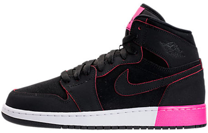 Jordan Jordan 1 Retro High Black Hyper Pink White GS