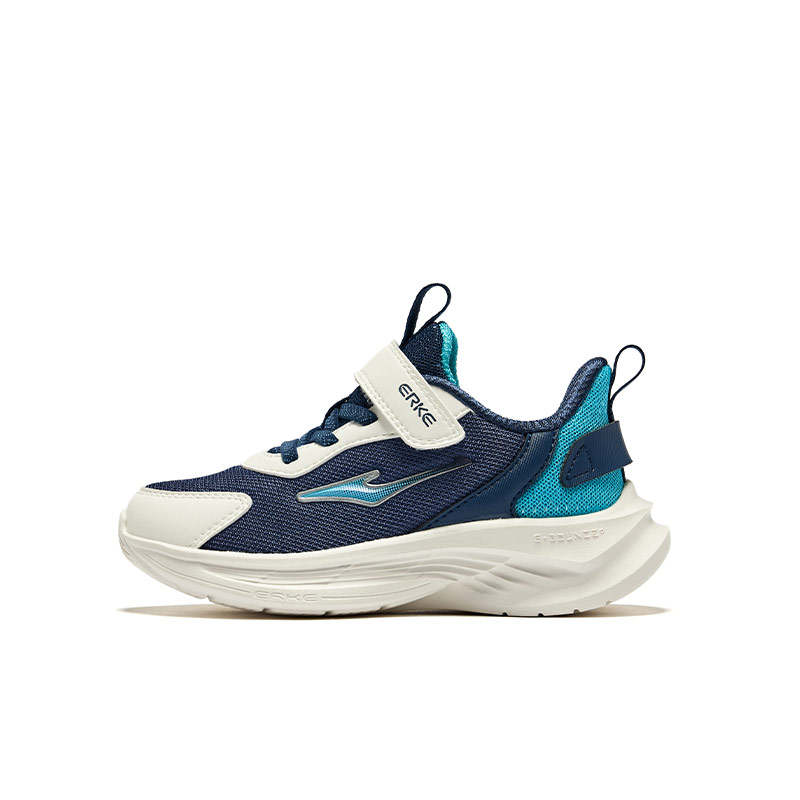 ERKE KIDS Mingou 2.0 Synthetic Leather, Textile Low top Running Shoes Dark Blue Teenagers