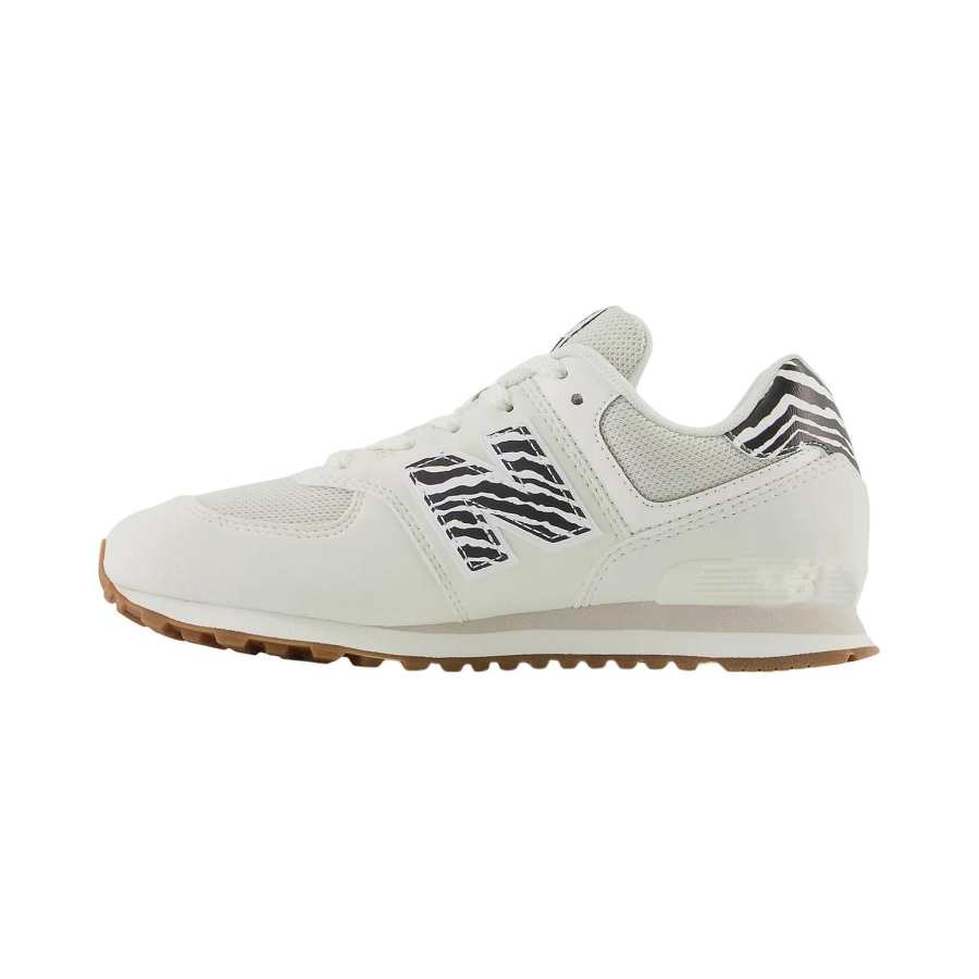 New Balance New Balance Kids Logo-patch Leather Sneakers