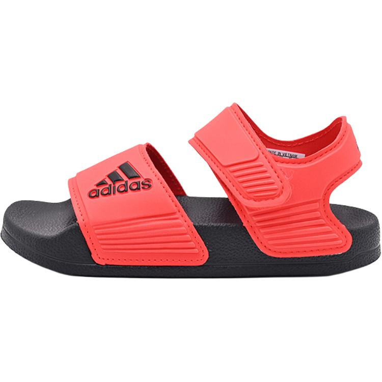 Adidas Adidas Adilette Slip Resistant Abrasion Resistant Low top Children's Sandals Red Kids'