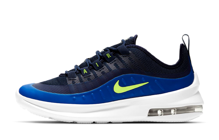 Nike Nike Air Max Axis Cushioning Abrasion Resistant Low top Casual Shoes Blue Black Unisex