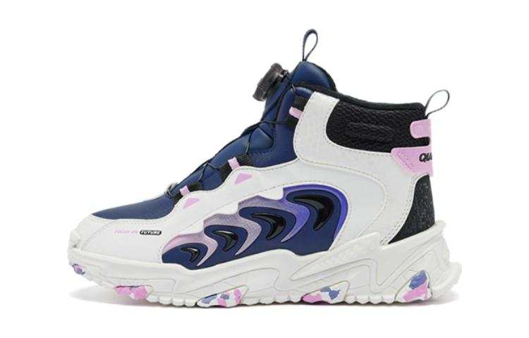 QIAODAN Comfortable Low top Casual Shoes Blue Pink Teenagers