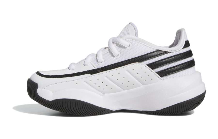 Adidas Adidas Front Court Cushioning Abrasion Resistant Cushioning, Wear Resistant Low top Children's Basketball Shoes