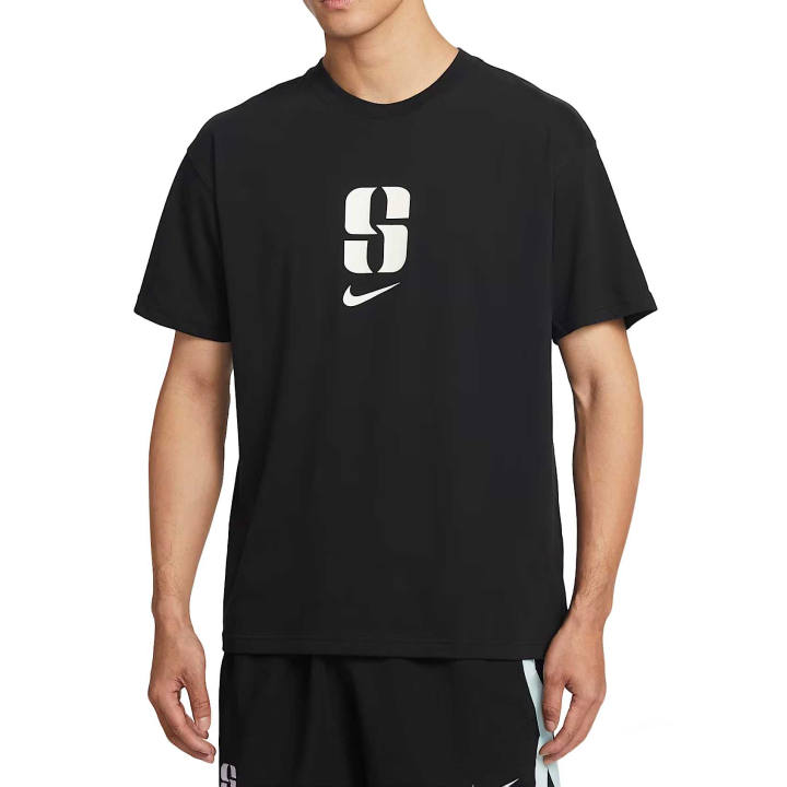 Nike Nike Dri Fit T Shirts Men's Black Crew Neck Moderate