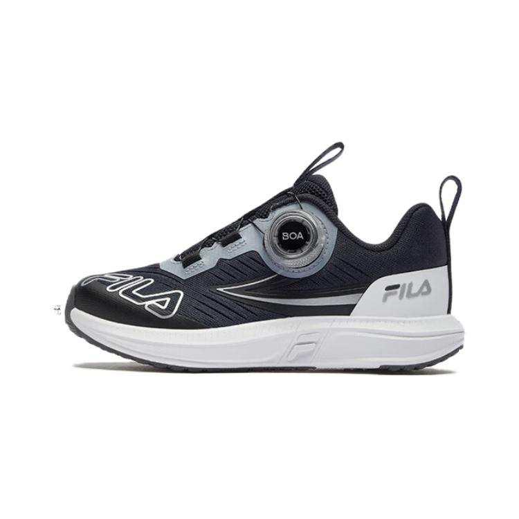 FILA KIDS Slip Resistant Abrasion Resistant Low top Kids' Running Shoes Blue White Children Aged 3 7 Years Old