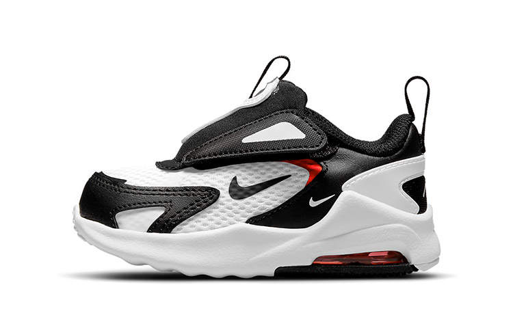 Nike Nike Air Max Bolt Cushioning Abrasion Resistant Low top Toddler Shoes Black White Infant And Toddler