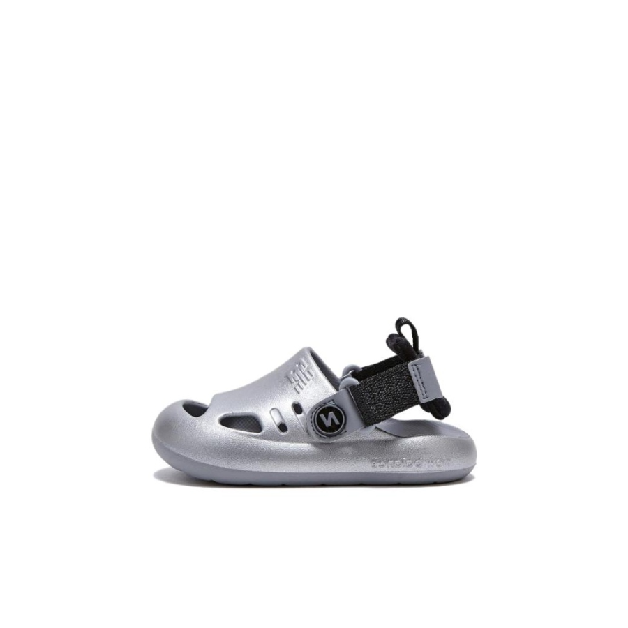 New Balance Baby New Balance Comfortable And Breathable Low top Toddler Shoes Silver Korean Style