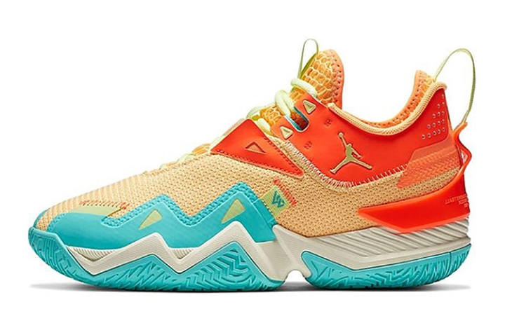 Jordan Jordan One Take 1 Westbrook One Take Synthetic Leather Low top Basketball Shoes Atomic Orange Unisex