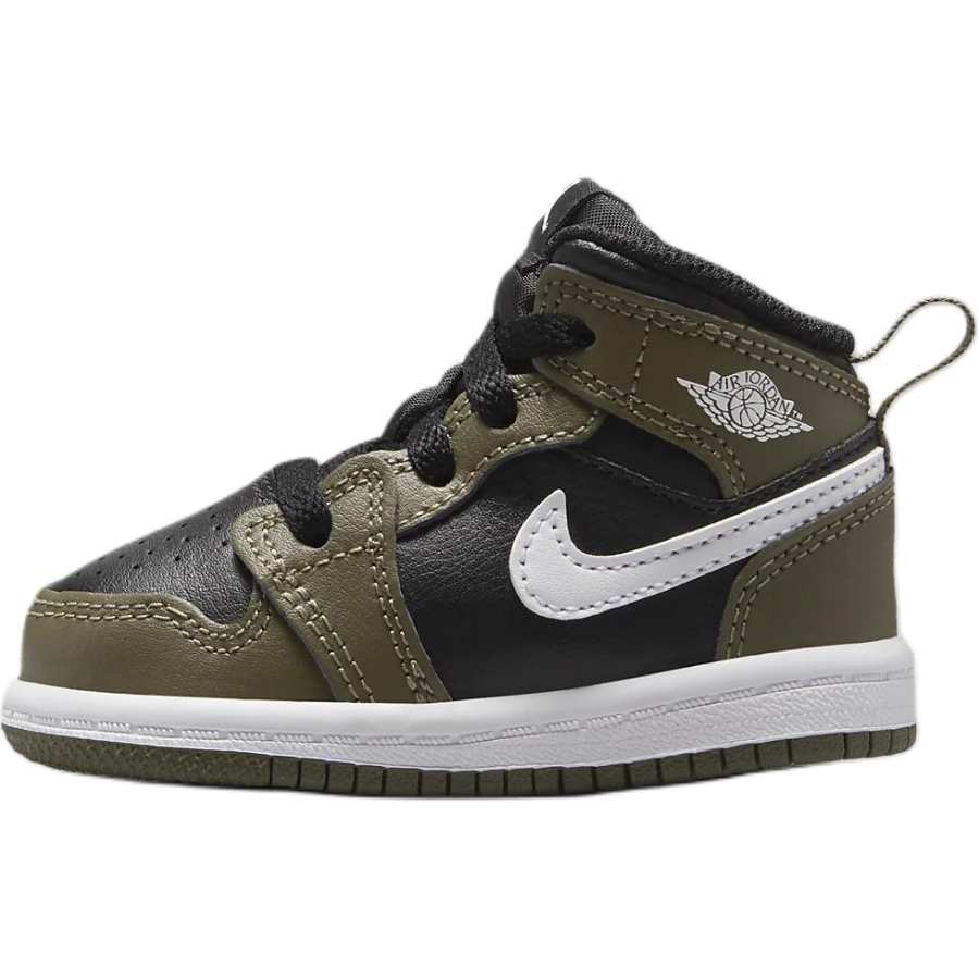 Jordan Jordan Air Jordan 1 Slip Resistant Abrasion Resistant Mid top Toddler Shoes Umber Infant And Toddler