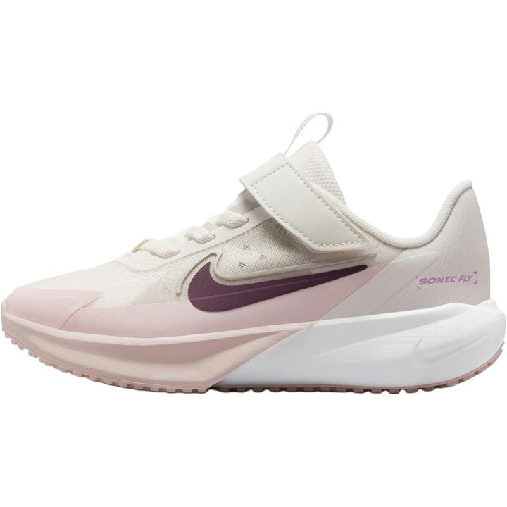 Nike Nike SONIC FLY Low top Running Shoes Beige Pink Children Aged 3 7 Years Old