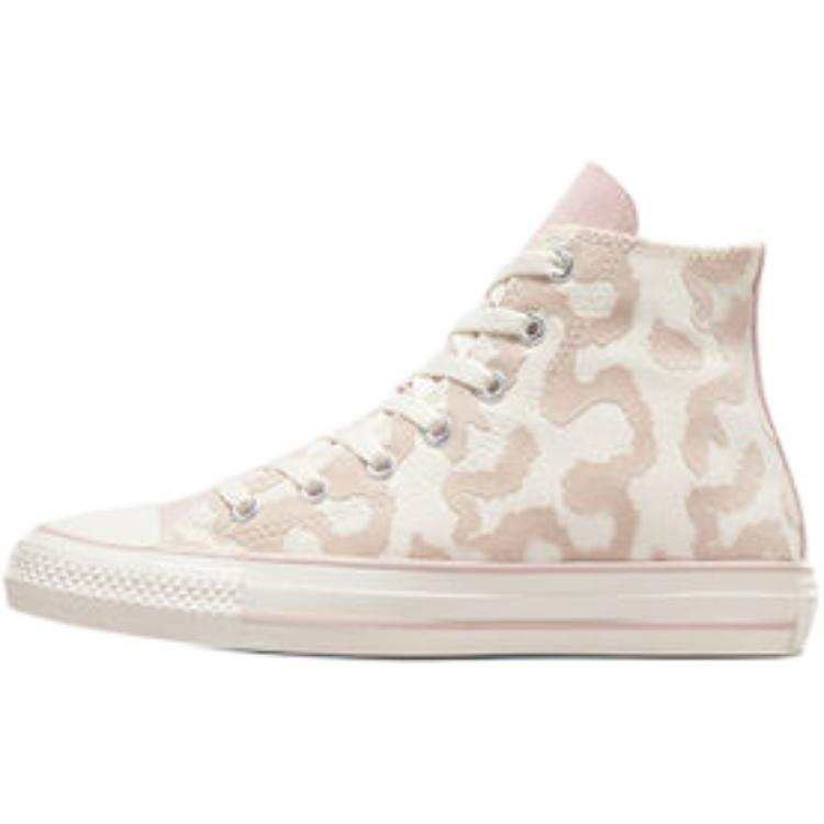 Converse Chuck Taylor All Star Abrasion Resistant Abrasion Resistant High top Kids Canvas Shoes Beige Pink Teenagers