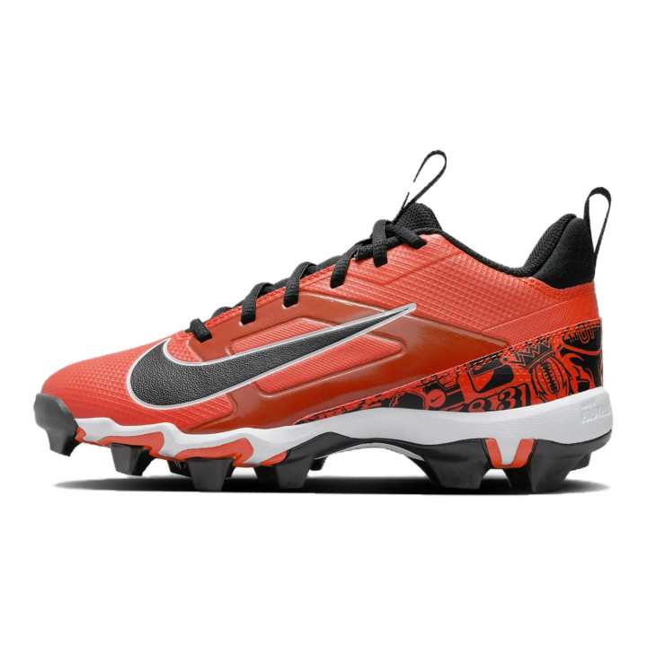 Nike Nike Alpha Menace Slip Resistant, Abrasion Resistant, Breathable, Support Low top Kids' Soccer Shoes Red White Black