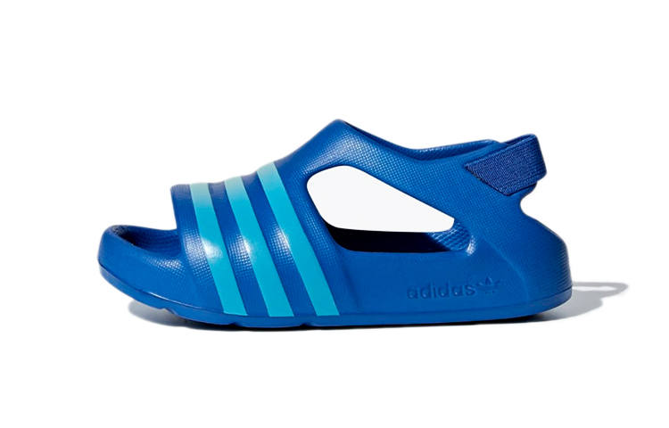 Adidas Originals Adilette Low top Toddler Shoes Blue Infant And Toddler
