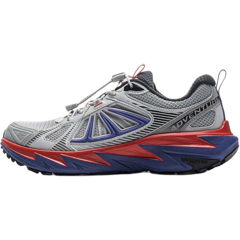 Li-Ning YOUNG Li Ning YOUNG Outdoor Low top Outdoor Shoes Gray Red Teenagers