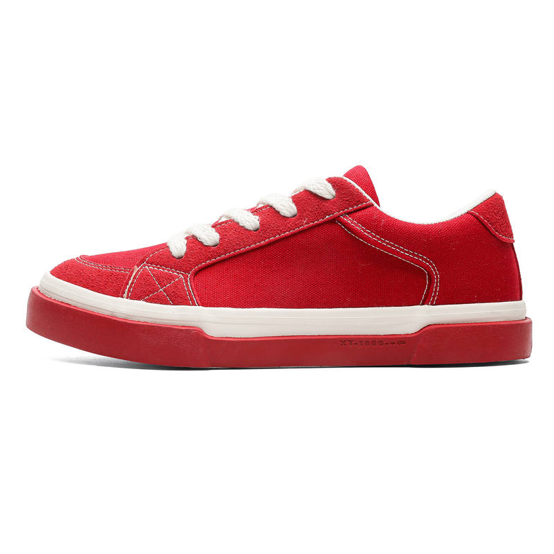 GONGFUHUOBAN Canvas Abrasion Resistant Abrasion Resistant Low top Kids' Skateboarding Shoes Teenagers