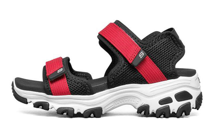 Skechers Children's Sandals Black Red Teenagers