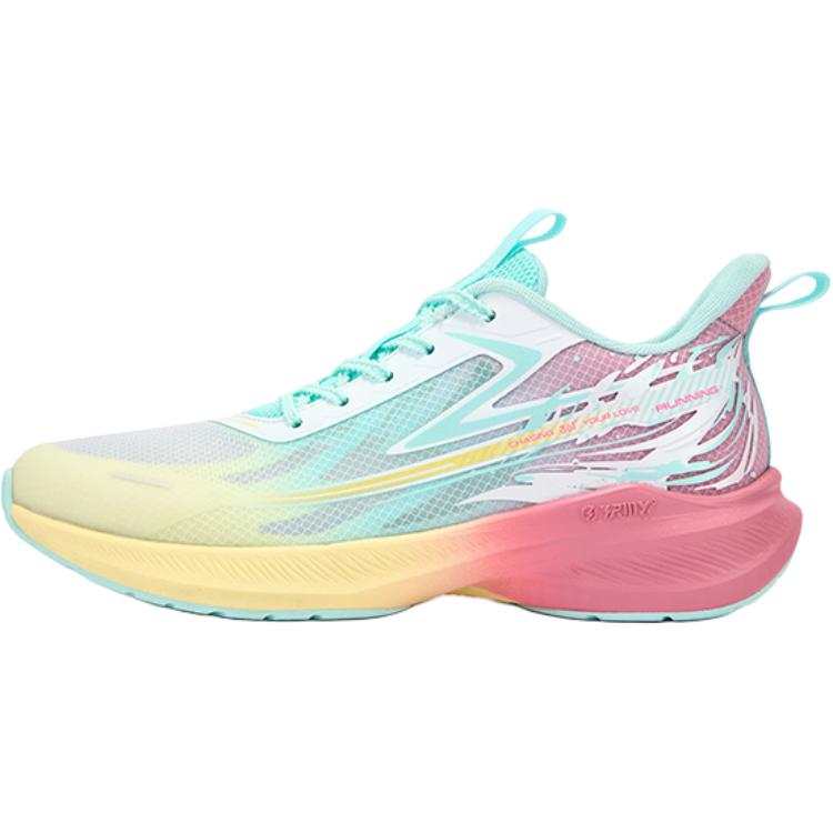 361°KIDS Abrasion Resistant Low top Running Shoes Yellow Green Pink Teenagers